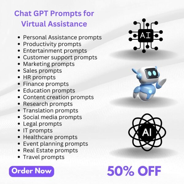 Chat GPT Prompts for Virtual Assistance