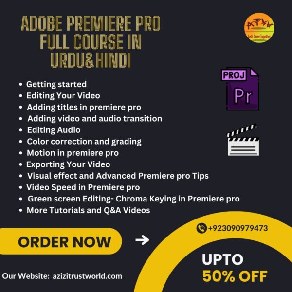 Adobe Premiere pro Full Course in Urdu/Hindi